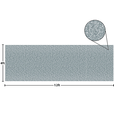Teacher Created Resources Better Than Paper Bulletin Board Roll, 4 ft x 12 ft, Galvanized Metal (TCR77351)