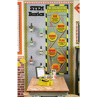 Teacher Created Resources Better Than Paper Bulletin Board Roll, 4 ft x 12 ft, Galvanized Metal (TCR77351)