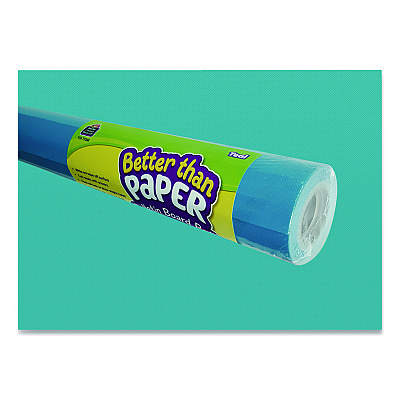 Teacher Created Resources Better Than Paper Bulletin Board Roll, 4 ft x 12 ft, Teal (TCR77368)