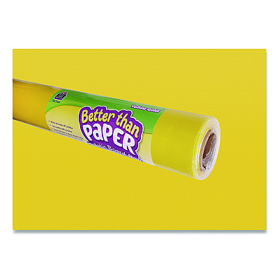 Teacher Created Resources Better Than Paper Bulletin Board Roll, 4 ft x 12 ft, Yellow Gold (TCR77369)