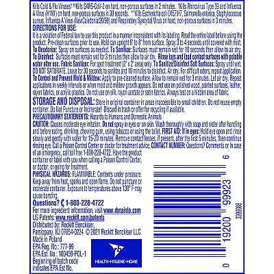 LYSOL Disinfectant Spray To Go, Crisp Linen Scent, 1.5 oz Aerosol Spray, 12/Carton (RAC99923CT)