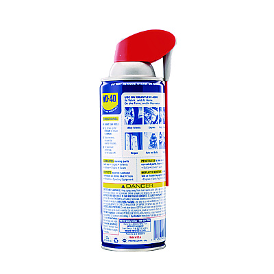 WD-40 Smart Straw Spray Lubricant, 11 oz Aerosol Can, 12/Carton (WDF490040)