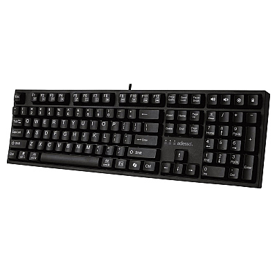 Adesso EasyTouch 670UB Keyboard, Black (AKB670UB)