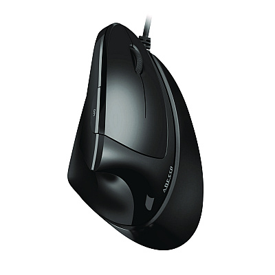 Adesso iMouse V3 Adjustable Vertical Ergonomic Mouse-TAA, USB, Right Hand Use, Black