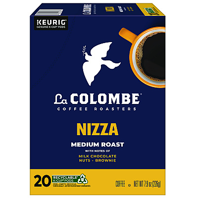La Colombe Coffee K-Cup Pods, Nizza Medium Roast, 20/Box (GMT0327)