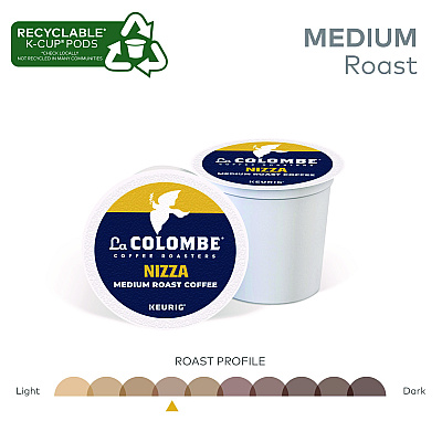 La Colombe Coffee K-Cup Pods, Nizza Medium Roast, 20/Box (GMT0327)