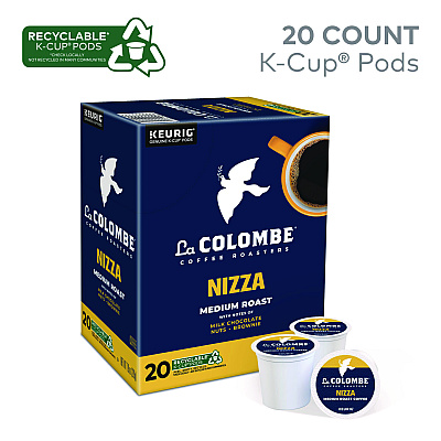 La Colombe Coffee K-Cup Pods, Nizza Medium Roast, 20/Box (GMT0327)
