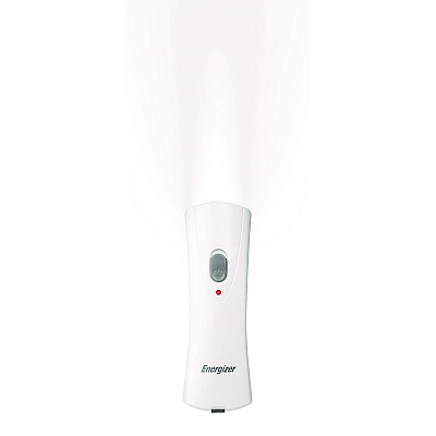 Energizer Weather Ready LED Flashlight, 1 NiMH Rechargeable Battery (Included), Silver/Gray (EVERCL1NM2WR)