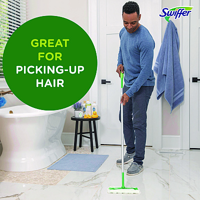 Swiffer Heavy-Duty Dry Refill Cloths, 10.3 x 7.8, White, 20/Pack, 4 Packs/Carton (PGC77197)