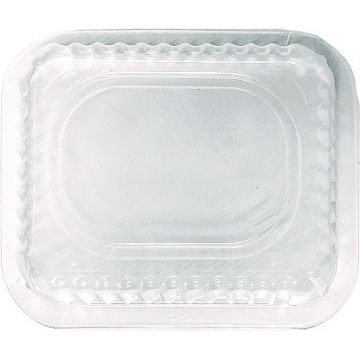 HFA Plastic Dome Lids, Fits 1 lb Oblong Pan, Clear, 1,000/Carton (HFA2059DL)