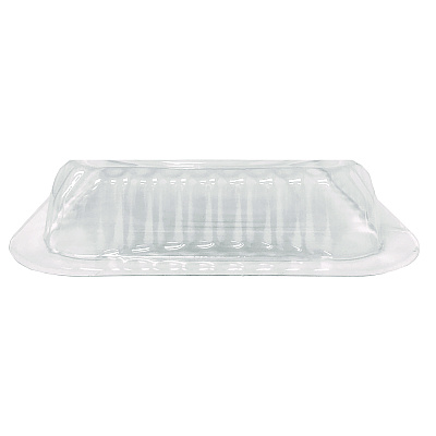 HFA Plastic Dome Lids, Fits 1 lb Oblong Pan, Clear, 1,000/Carton (HFA2059DL)