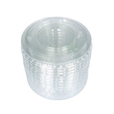Boardwalk Souffle/Portion Cup Lids, Fits 3.25 oz to 5.5 oz Portion Cups, Clear, 2,500/Pack (BWKPRTLID4)