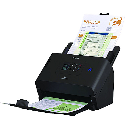 Canon imageFORMULA DR-S250N Scanner, 600 dpi Optical Resolution, 80-Sheet Duplex Auto Document Feeder (CNM6383C002)