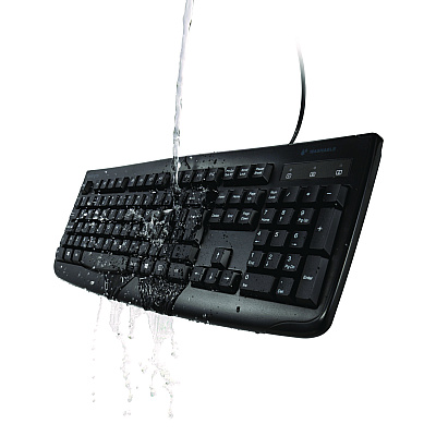Kensington Pro Fit USB Washable Keyboard, 104 Keys, Black (KMW64407)