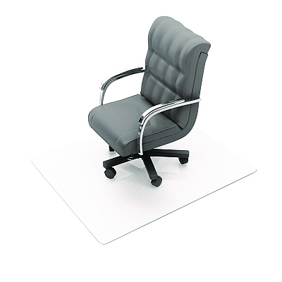 Floortex Cleartex Ultimat Polycarbonate Chair Mat for Hard Floors, 48" w x 53" l, Clear (FLRER1213419ER)