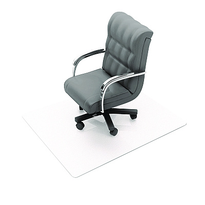Floortex Cleartex Unomat Anti-Slip Chair Mat for Hard Floors/Flat Pile Carpets, 35" w x 47" l, Clear (FLREC128920ERA)
