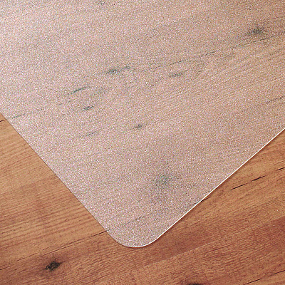 Floortex Ecotex Marlon BioPlus Rectangular Polycarbonate Chair Mat for Hard Floors, Rectangular, 29" w x 47" l, Clear (FLRNCCMFLBS0001)
