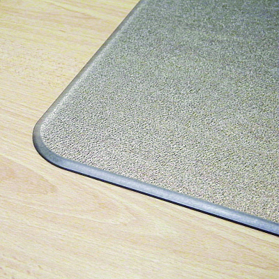 Floortex Cleartex MegaMat Heavy-Duty Polycarbonate Mat for Hard Floor/All Carpet, 46 x 53, Clear (FLRECM121345ER)