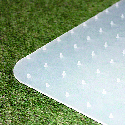 Floortex Cleartex Polypropylene Chair Mat for Carpets, 29" w x 46" l, Translucent (FLRNCMFLLGC0001)