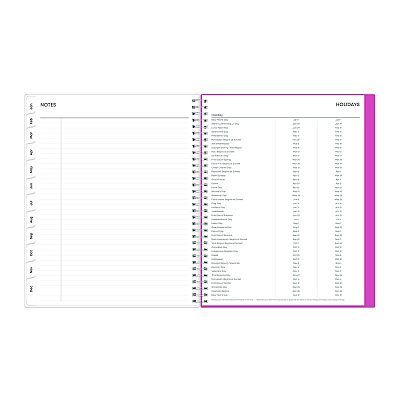Blue Sky Breast Cancer Awareness Create-Your-Own Cover Weekly/Monthly Planner, Orchids Artwork, 11 x 8.5, 12-Month (Jan to Dec): 2026 (137268)