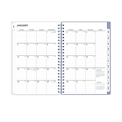 Blue Sky Laila Create-Your-Own Cover Weekly/Monthly Planner, Wildflower Artwork, 8 x 5, Purple/Blue/Pink, 12-Month (Jan to Dec): 2026 (137276)