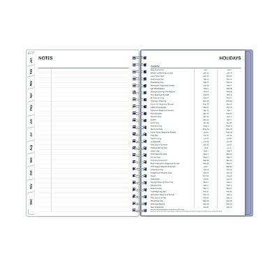 Blue Sky Laila Create-Your-Own Cover Weekly/Monthly Planner, Wildflower Artwork, 8 x 5, Purple/Blue/Pink, 12-Month (Jan to Dec): 2026 (137276)
