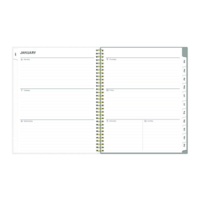 Blue Sky Sophie Frosted Weekly/Monthly Planner, Floral Artwork, 11 x 8.5, Multicolor Cover, 12-Month (Jan to Dec): 2026 (140087)