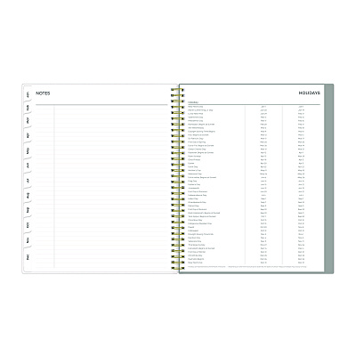 Blue Sky Sophie Frosted Weekly/Monthly Planner, Floral Artwork, 11 x 8.5, Multicolor Cover, 12-Month (Jan to Dec): 2026 (140087)