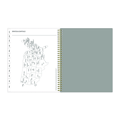 Blue Sky Sophie Frosted Weekly/Monthly Planner, Floral Artwork, 11 x 8.5, Multicolor Cover, 12-Month (Jan to Dec): 2026 (140087)