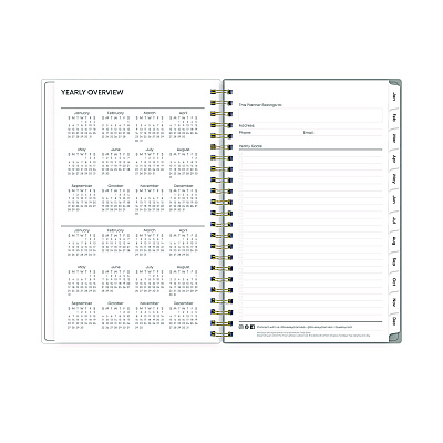 Blue Sky Sophie Frosted Weekly/Monthly Planner, Floral Artwork, 8 x 5, Multicolor Cover, 12-Month (Jan to Dec): 2026 (140088)