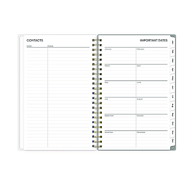 Blue Sky Sophie Frosted Weekly/Monthly Planner, Floral Artwork, 8 x 5, Multicolor Cover, 12-Month (Jan to Dec): 2026 (140088)