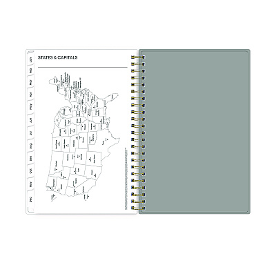Blue Sky Sophie Frosted Weekly/Monthly Planner, Floral Artwork, 8 x 5, Multicolor Cover, 12-Month (Jan to Dec): 2026 (140088)