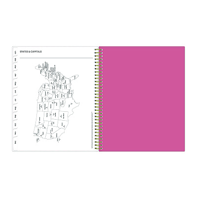 Blue Sky Fly By Frosted Weekly/Monthly Planner, Butterflies Artwork, 11 x 8.5, Blush/Pink Cover, 12-Month (Jan to Dec): 2026 (140195)
