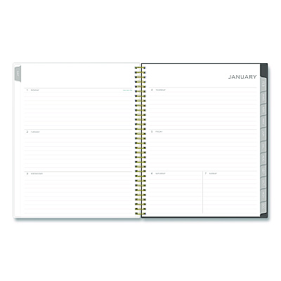Blue Sky Kelly Ventura Midnight Garden Weekly/Monthly Planner, Floral Artwork, 11 x 8.5, Multicolor Cover, 12-Month (Jan to Dec): 2026 (140944)