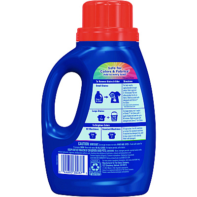 Clorox 2 For Colors Stain Remover and Laundry Additive, Regular, 33 oz Bottle, 6/Carton (CLO30037)