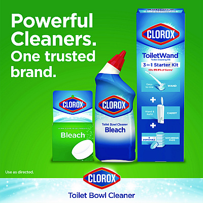 Clorox Ultra Clean Toilet Tablets Bleach, 3.5 oz Tablet, 2/Pack (CLO30024PK)