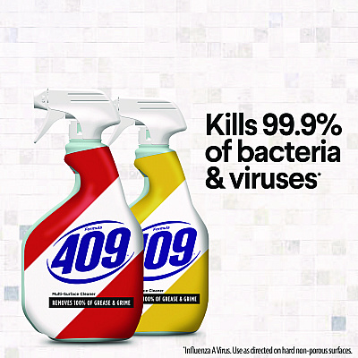 Formula 409 Multi-Surface Cleaner, Lemon, 32 oz Spray Bottle, 9/Carton (CLO30954)