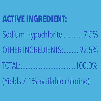 Clorox Concentrated Regular Disinfecting Bleach, 81 oz Bottle, 6/Carton (CLO32263)