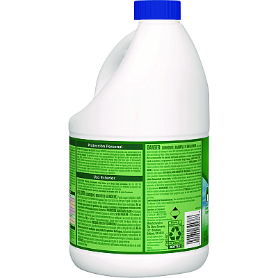 CloroxPro Results Concentrated Outdoor Bleach, 81 oz Bottle, 6/Carton (CLO32438)
