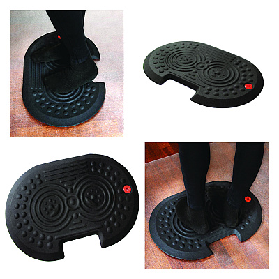 Floortex AFS-TEX 2000X Anti-Fatigue Mat, 20  x 32, Black (FLRFCA22032XBK)