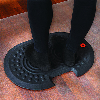 Floortex AFS-TEX 2000X Anti-Fatigue Mat, 16 x 24, Black (FLRFCA21624XBK)