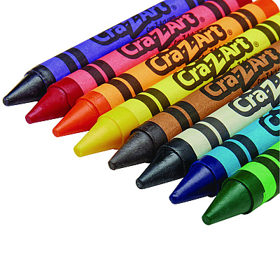 Cra-Z-Art Jumbo Crayons, 8 Assorted Colors, 8/Pack (CZA10203WM48)