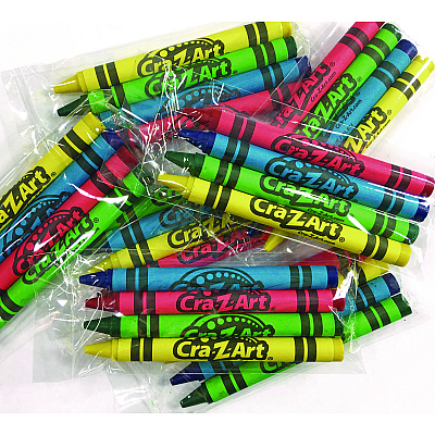 Cra-Z-Art Washable Crayons, Assorted, 4/Pack (CZA10314200)