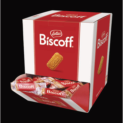 Biscoff Cookies Dispenser Box, Caramel Cookie, 0.22 oz Bag, 150/Carton (LTB50639)