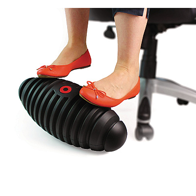 Floortex AFS-TEX Dynamic Foot Rest, 16 x 7 x 7, Midnight Black (FLRFCDA0716BK)