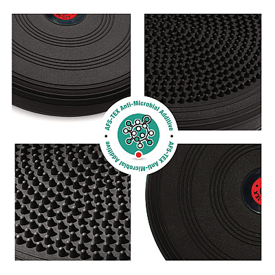 Floortex ATS-TEX Active Balance Disc, 3 x 13 dia, Midnight Black (FLRFCBD1313RBK)