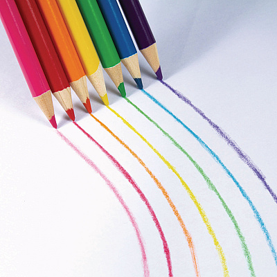 Cra-Z-Art Colored Pencils Classpack, 10 Assorted Lead and Barrel Colors, 10 Pencils/Set, 25 Sets/Carton (CZA740011)