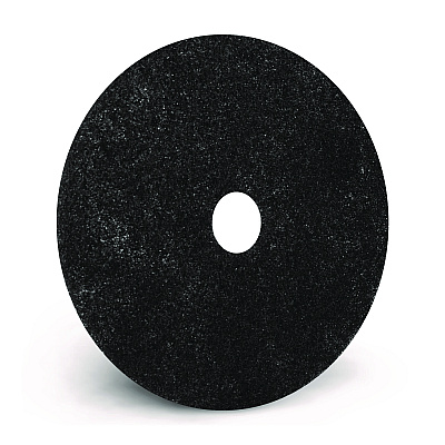 Americo Stripping Pads, 15" Diameter, Black, 5/Carton (AMF400115)