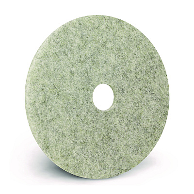 Americo Combo Burnishing Pads, 28" Diameter, Gray, 5/Carton (AMF402059)