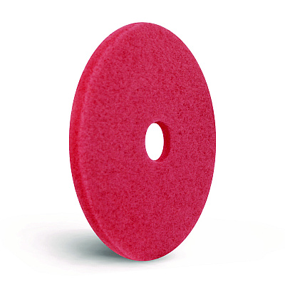 Americo Buffing Pads, 12" Diameter, Red, 5/Carton (AMF404412)